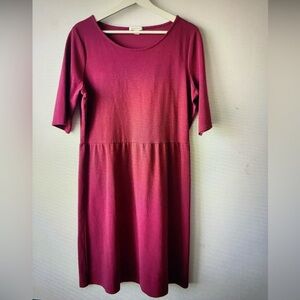 Garnet Hill Womens Raspberry Pink dress size 14